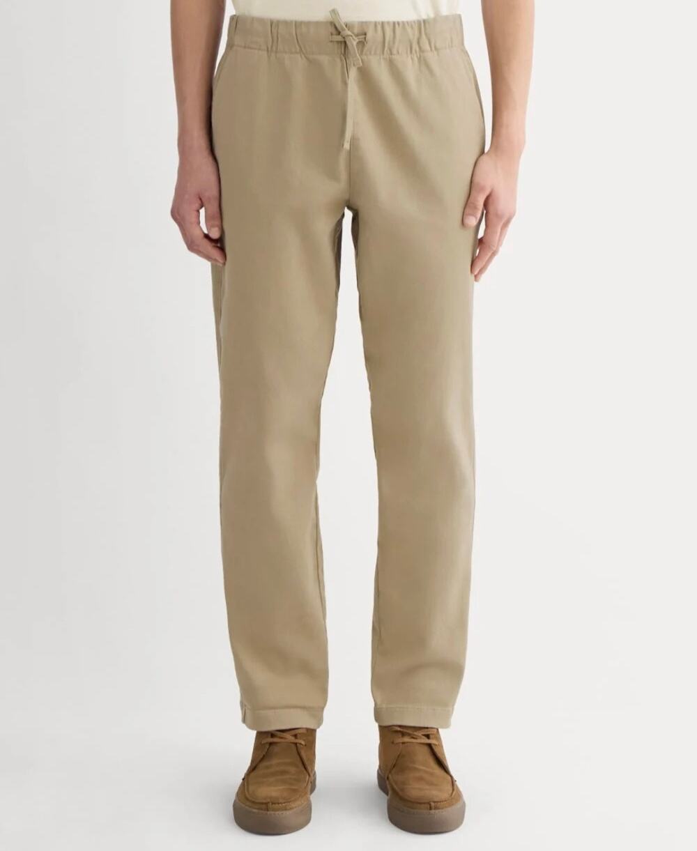 Everlane The Easy Pant Pull On Elastic Waist Khaki Mens Large